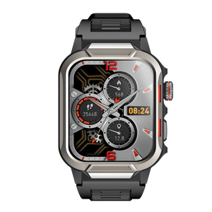 <tc>Runmefit</tc> ARMOR Outdoor Smartwatch – mit Space Grau Gehäuse