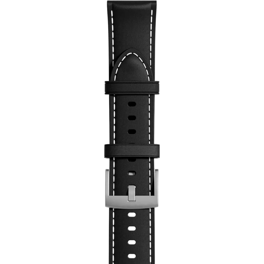 Ersatz-Lederarmband für Runmefit Smart Watch, 22 mm Breite