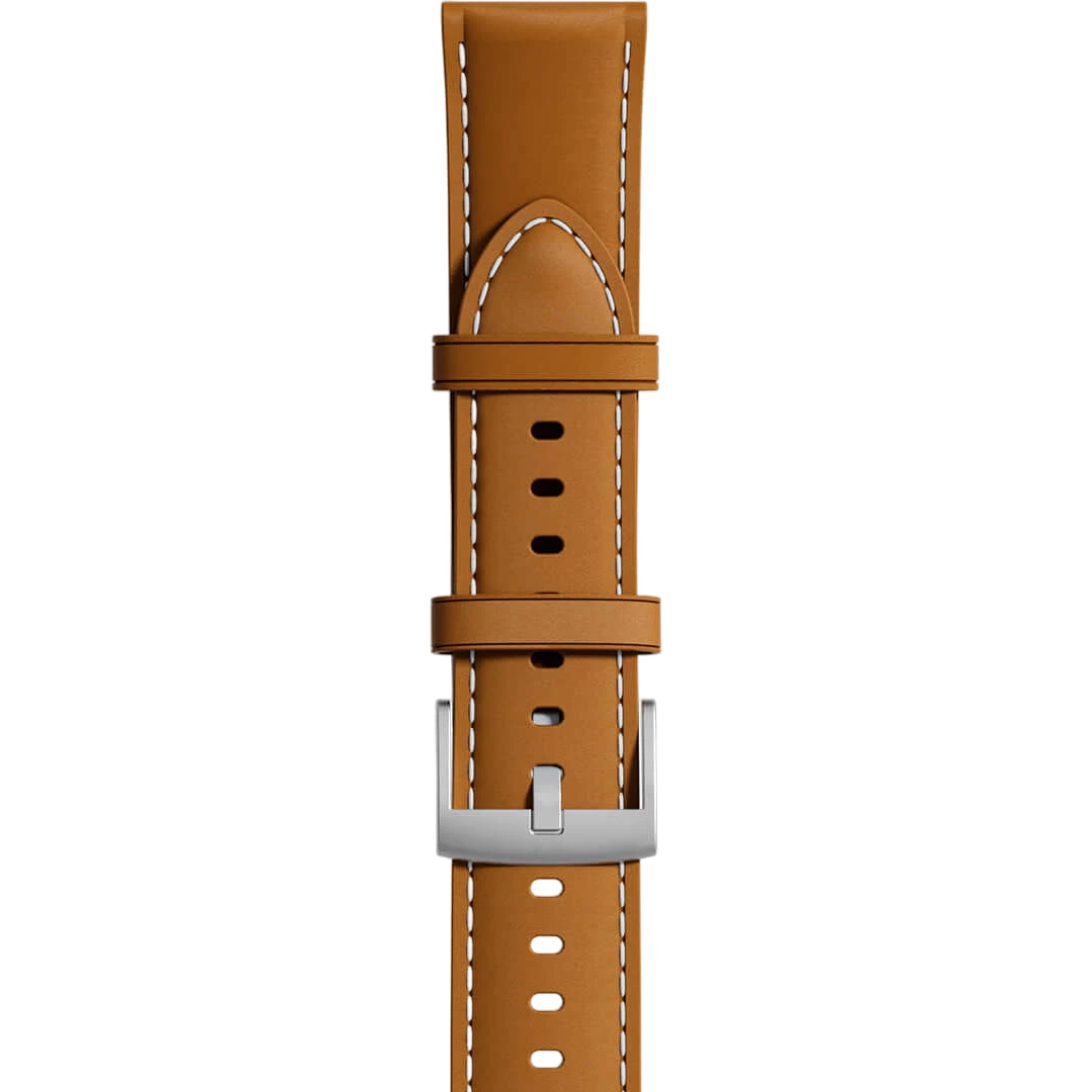 Ersatz-Lederarmband für Runmefit Smart Watch, 22 mm Breite